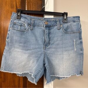 7 For All Mankind Light Blue Jean Shorts